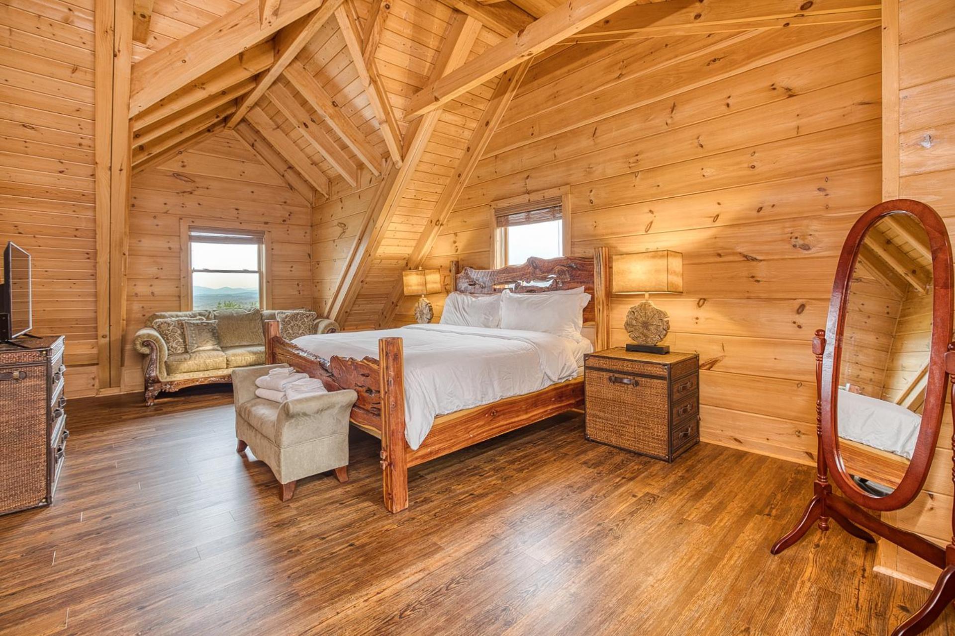 Sky High Lodge By Bk Stays. Large Cabin. Amazing Views. Game Room. Jacuzzi. Six Bedrooms. Sleeps 12 Blue Ridge Exterior photo
